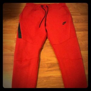 Red Nike Joggers - like new
